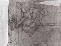 B 041
<br/>
Ontscheping van Romeinse vaandels
<br/>
<em>Alberti, Giovanni (1558-1601) - toegeschreven aan</em>